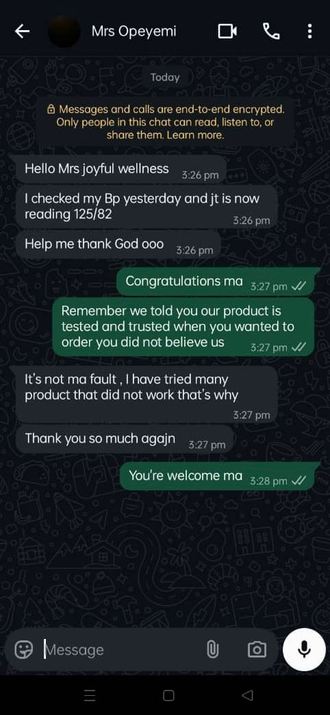 Mrs Opeyemi testimonial